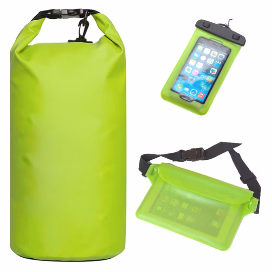 야외 바다 500d PVC 방수 드라이 가방 어깨 끈, 방수 드라이 가방 배낭 2L 5L 10L 20L 30L 보관 가방